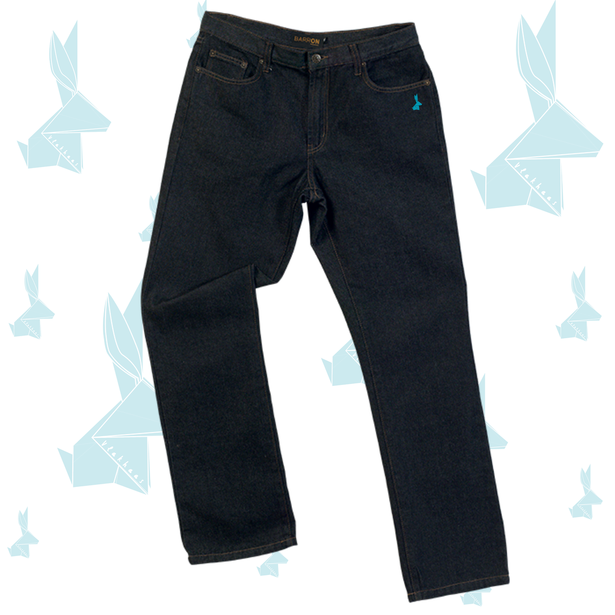 Vlakhaas Mans Denim Jeans(b)
