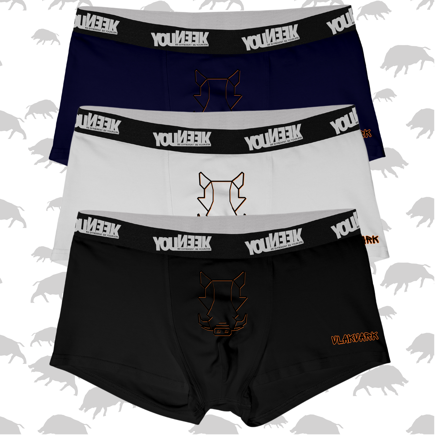 Vlakvark "Trunks" vir Mans YOUNEEK