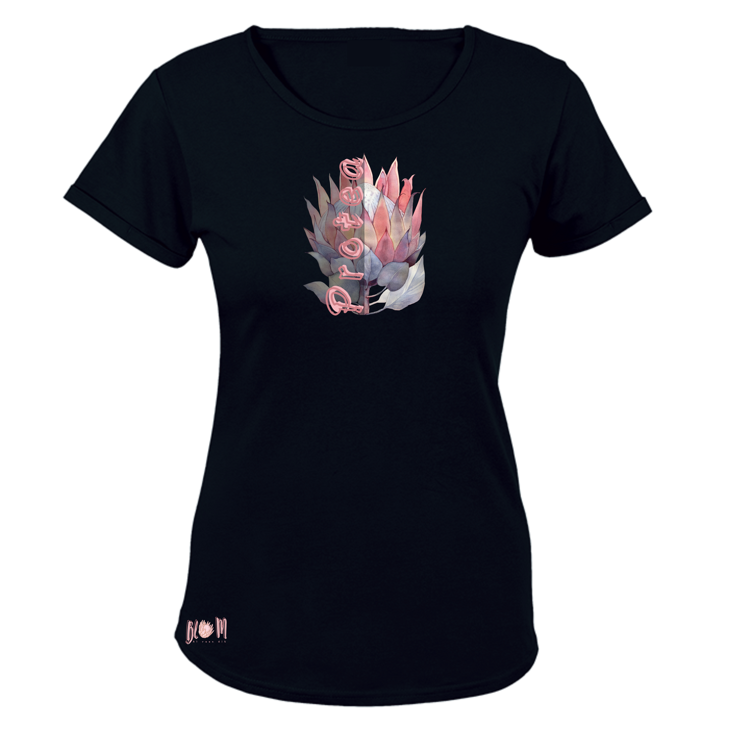 Blom Protea T-Hemp vir Dames