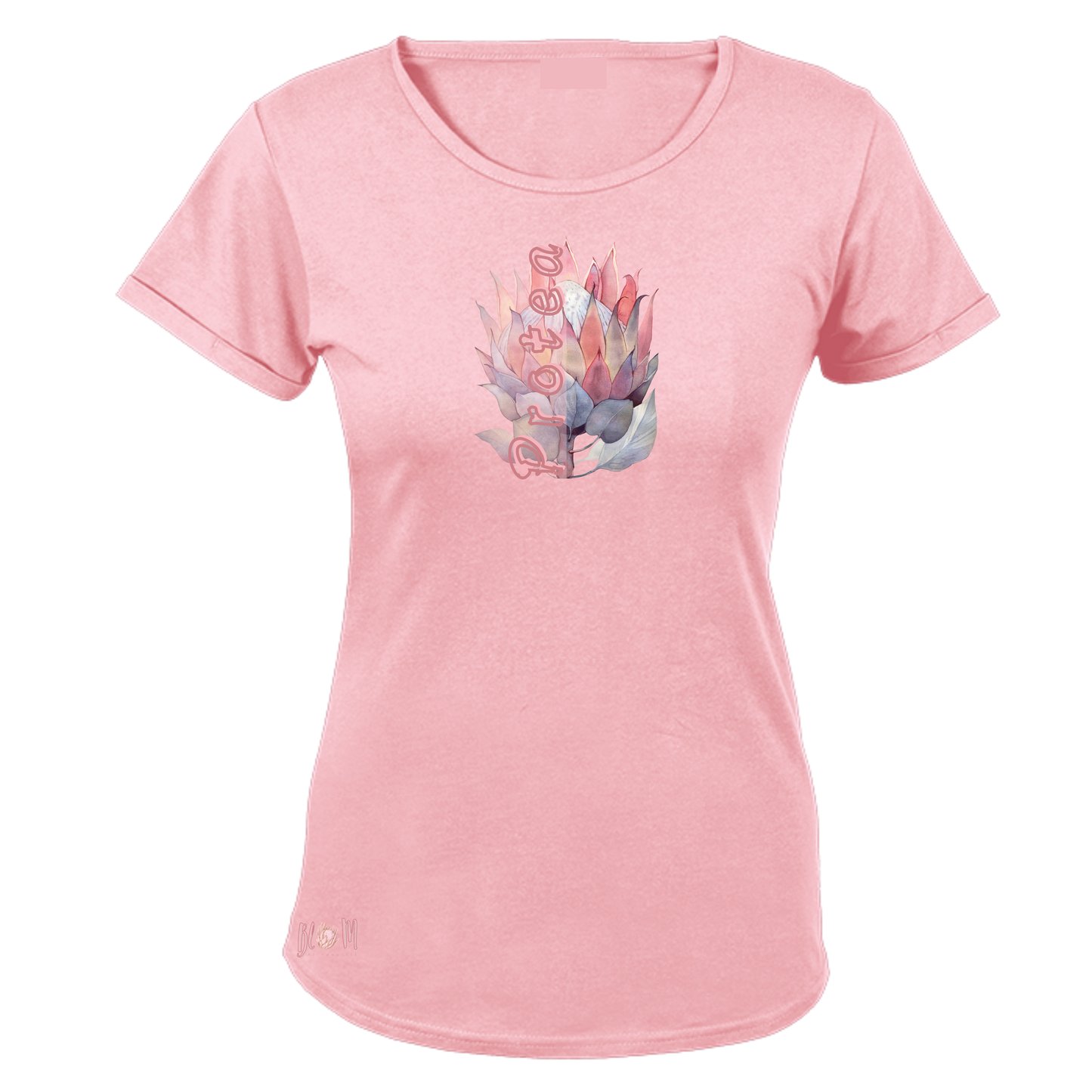 Blom Protea T-Hemp vir Dames