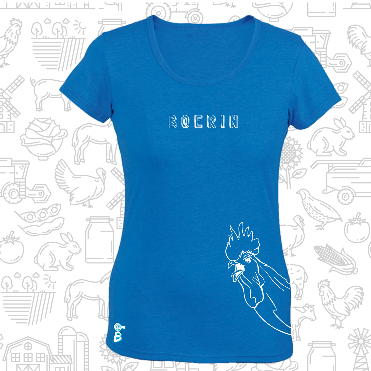 Boerin T-Hemp vir Dames