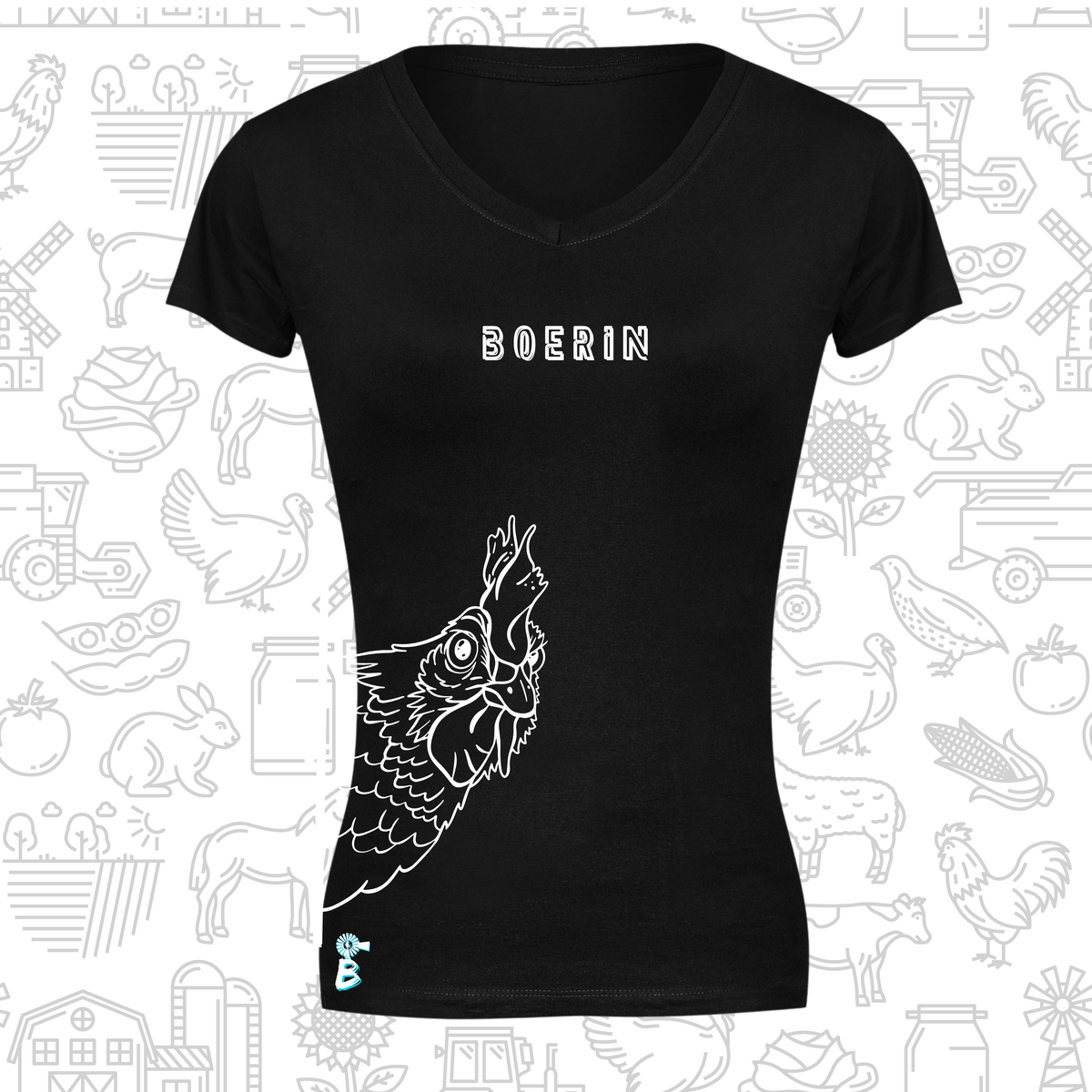 Boerin T-Hemp vir Dames