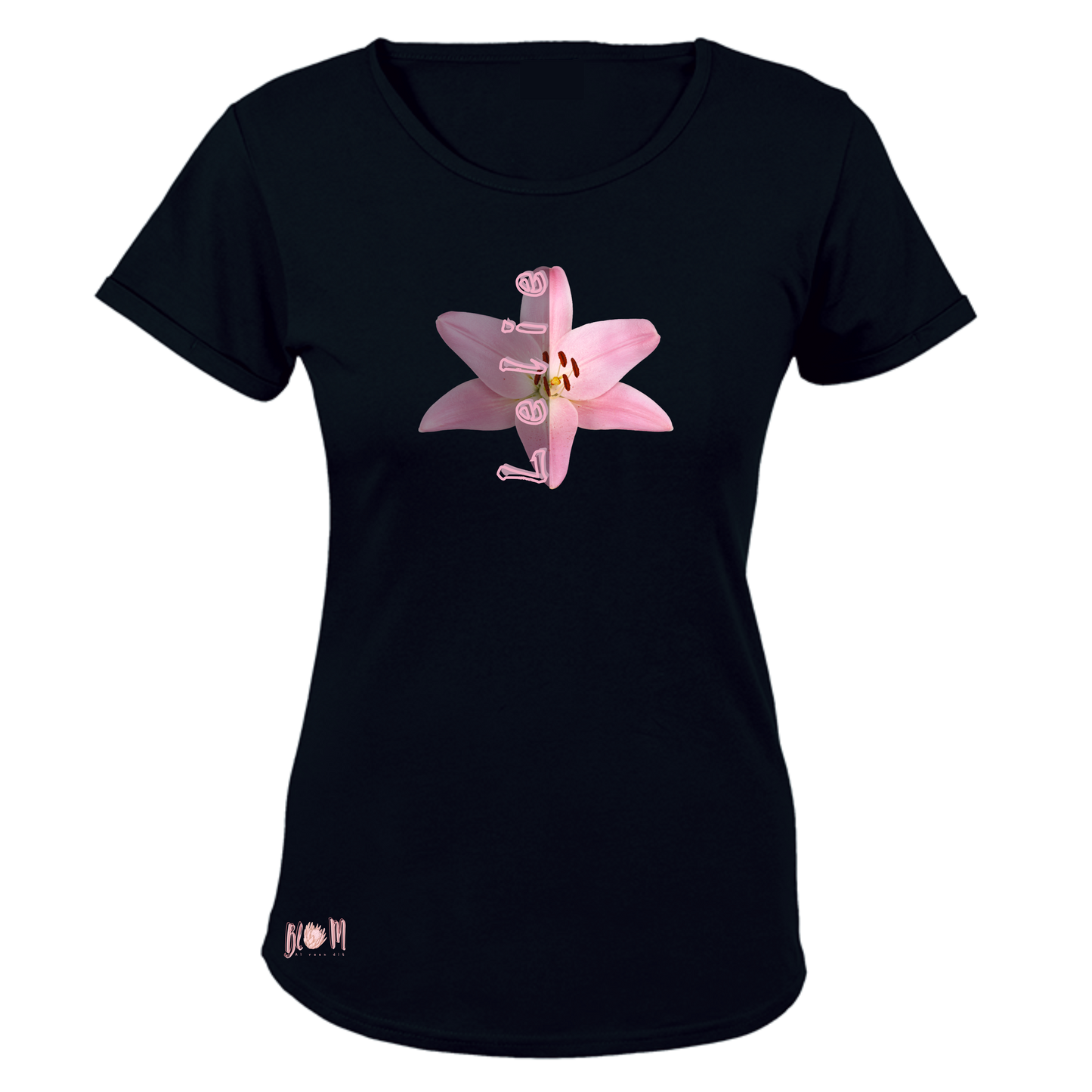 Blom Lelie T-Hemp vir Dames