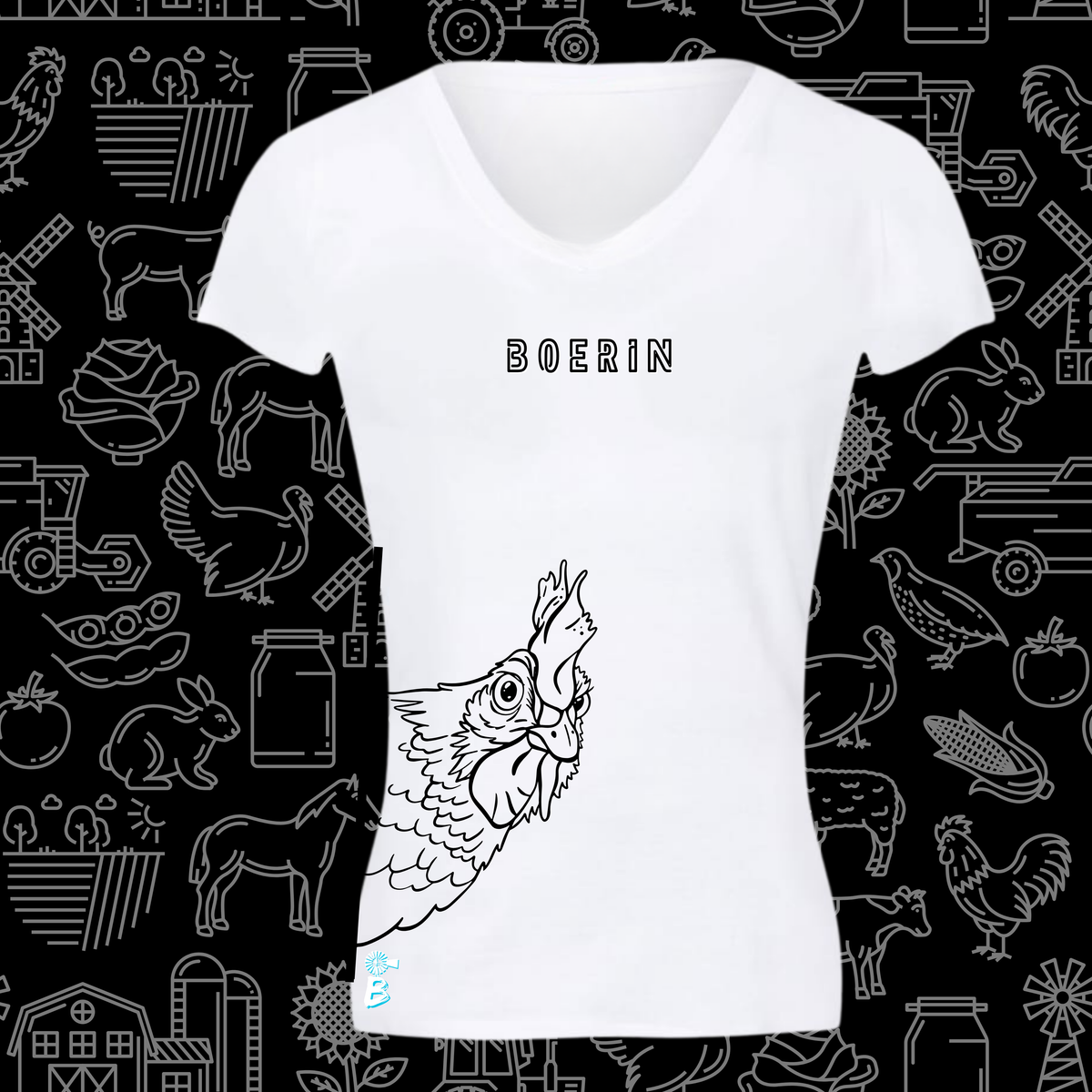 Boerin T-Hemp vir Dames