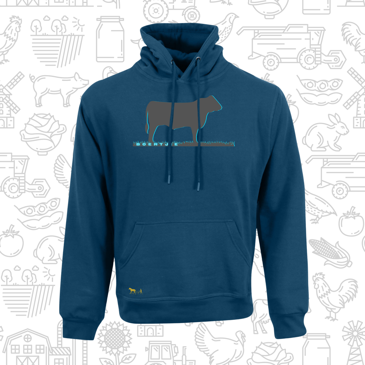Boertjie Hoodie V Mans en Dames (M)