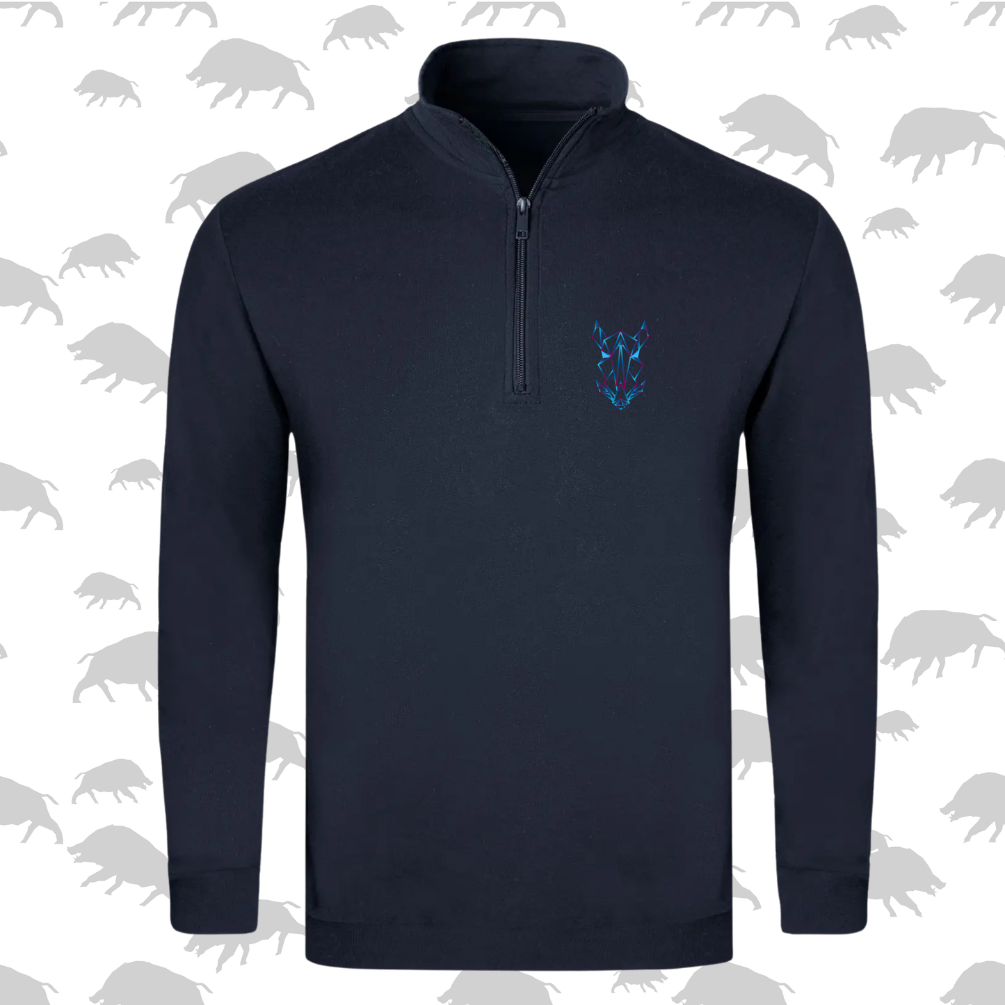 Vlakvark Zip Trui vir Mans en Dames