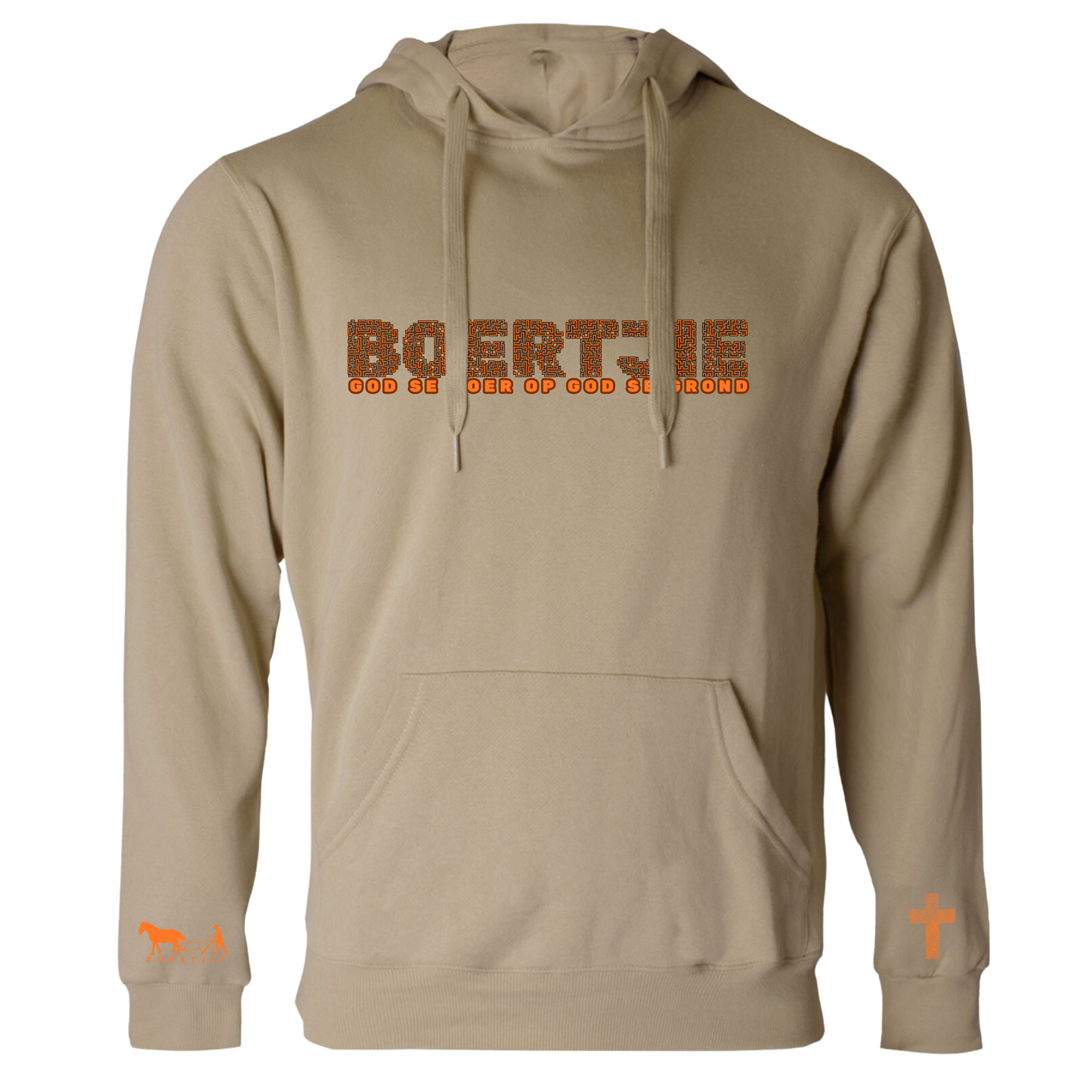 Boertjie K Hoodie vir Mans en Dames