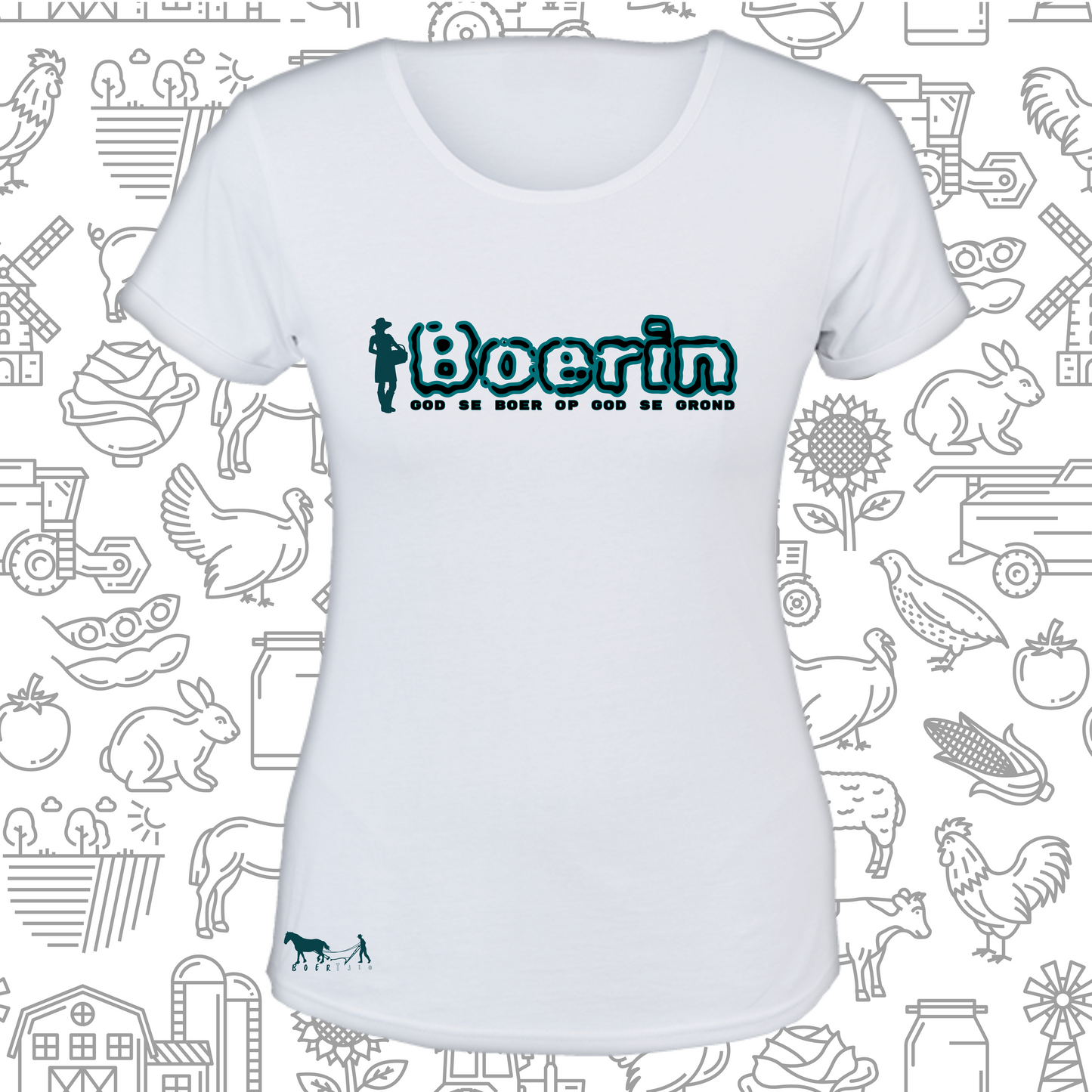 Boerin M T-Hemp vir Dames