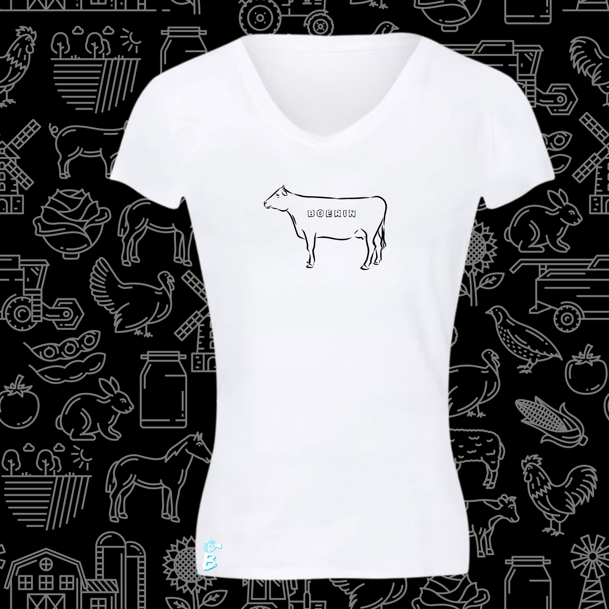 Boerin T-Hemp vir Dames