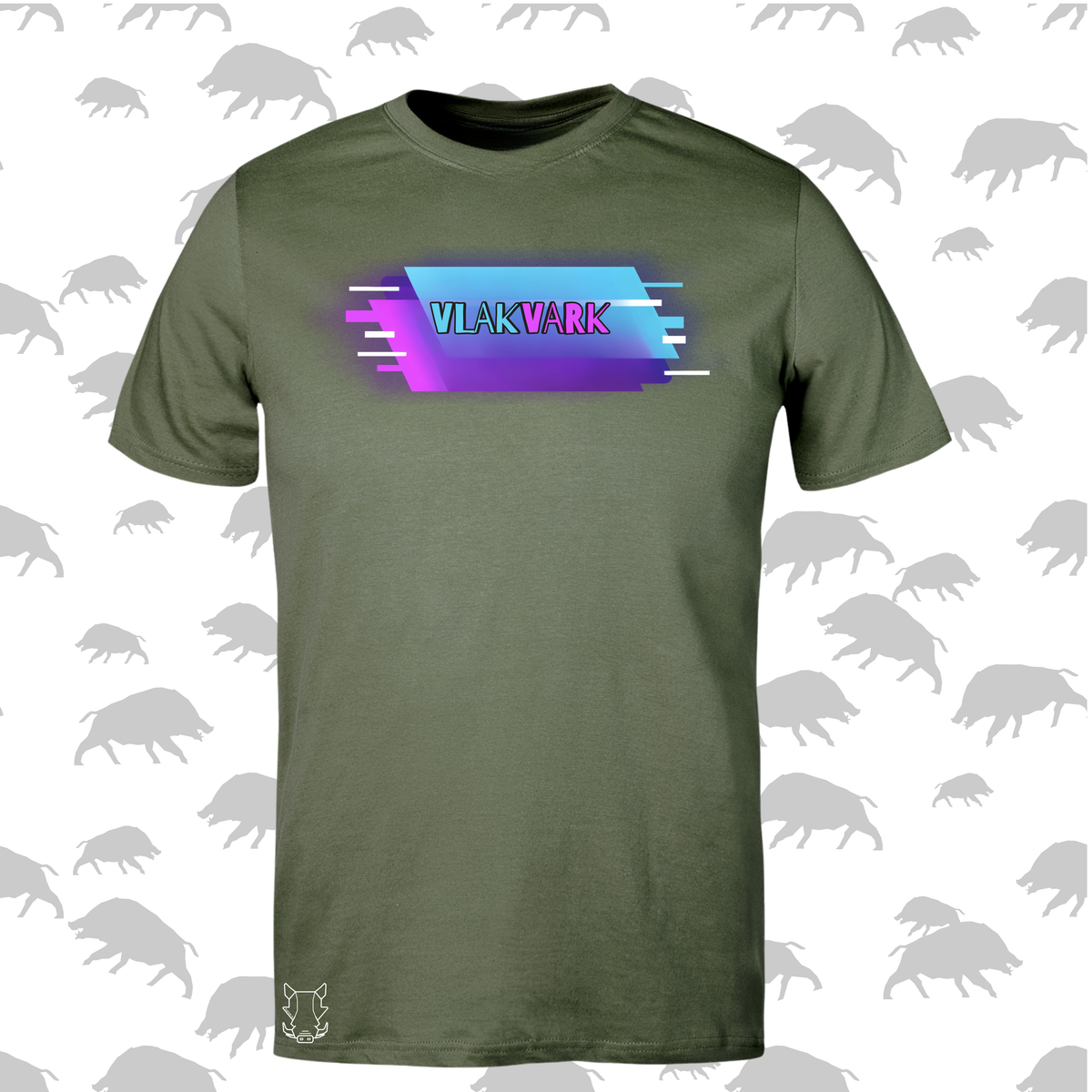 Vlakvark T-Hemp vir Man