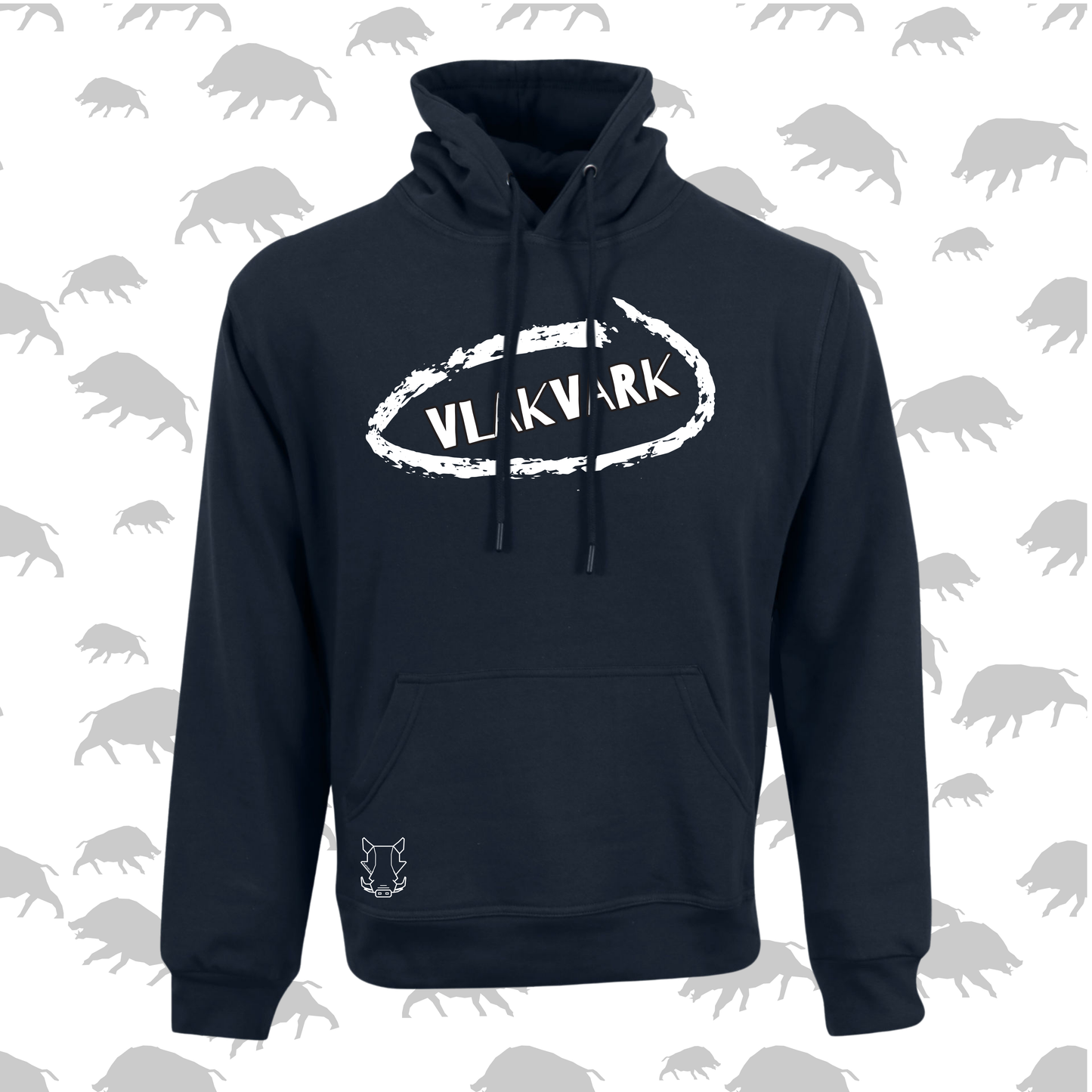 Vlakvark Hoodie V Mans en Dames (A)