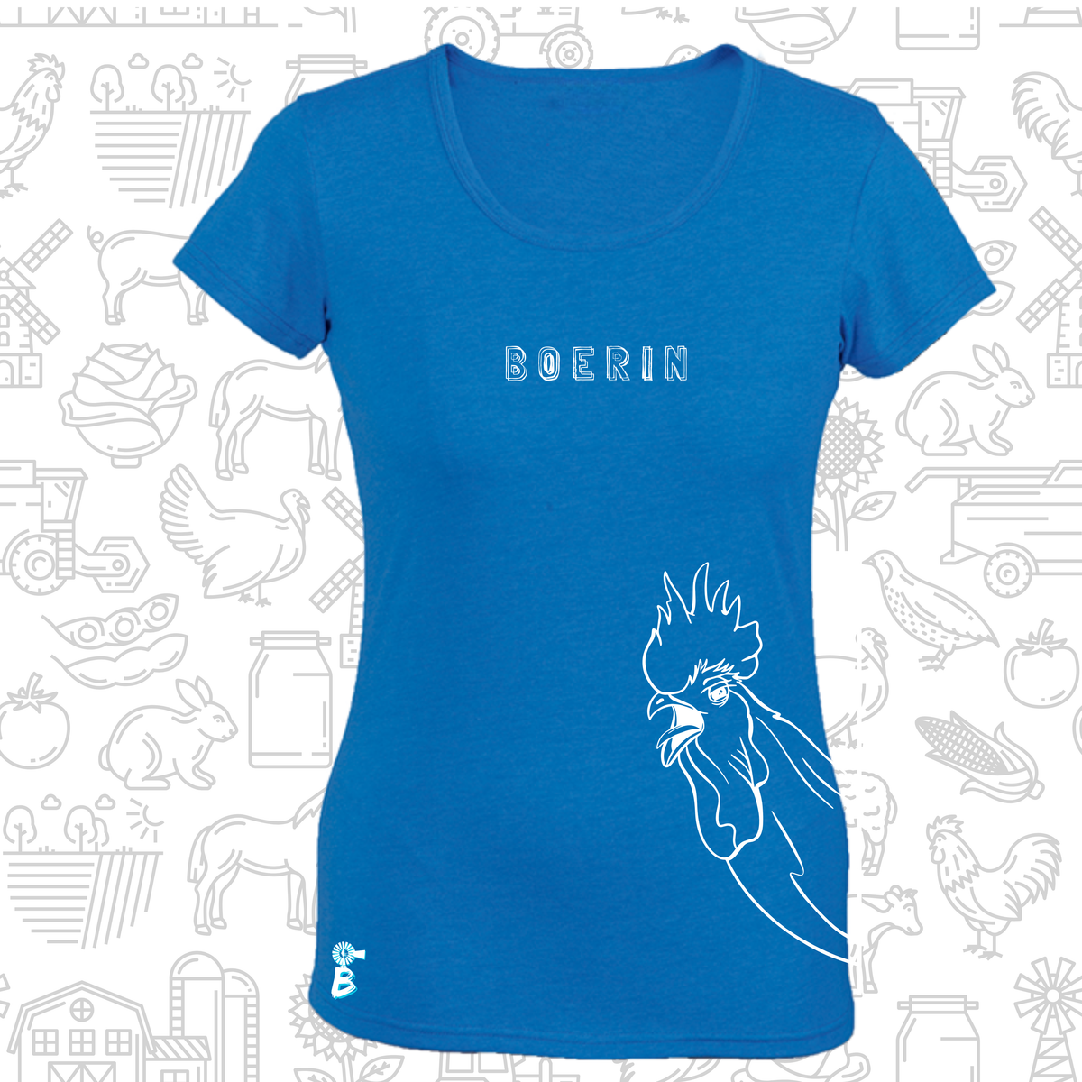 Boerin T-Hemp vir Dames