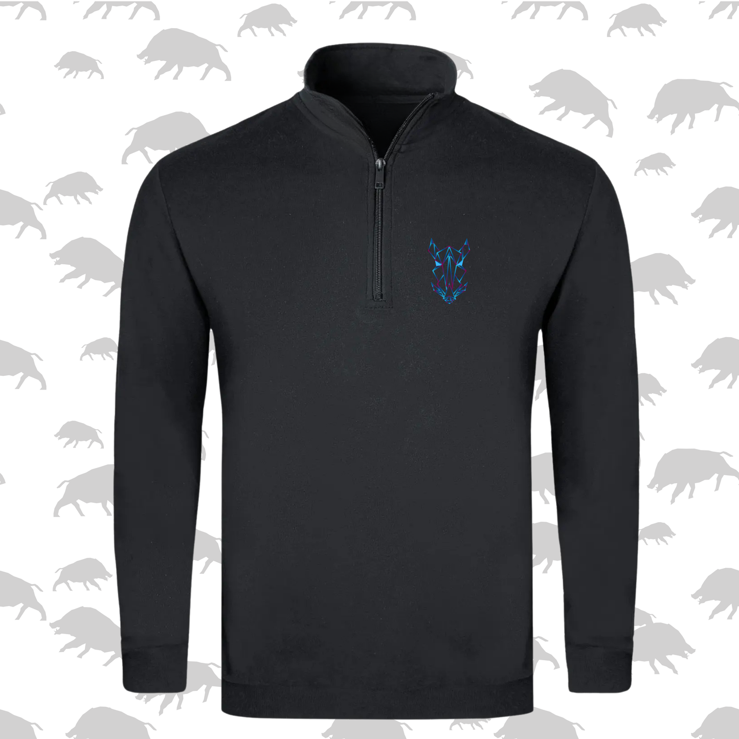 Vlakvark Zip Trui vir Mans en Dames