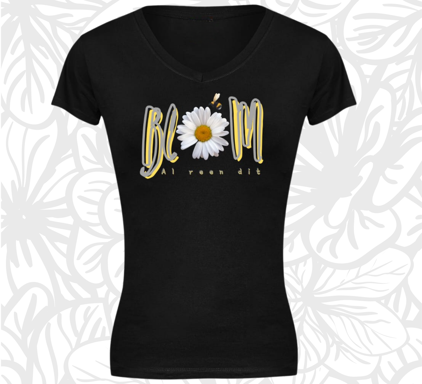 Blom T-Hemp vir Dames