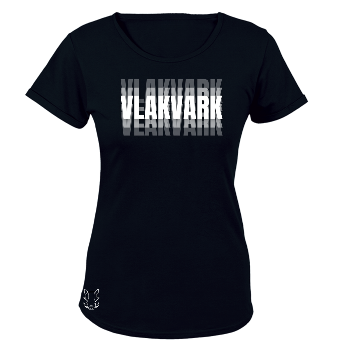 Vlakvark Fokus T-Hemp Vir Dames