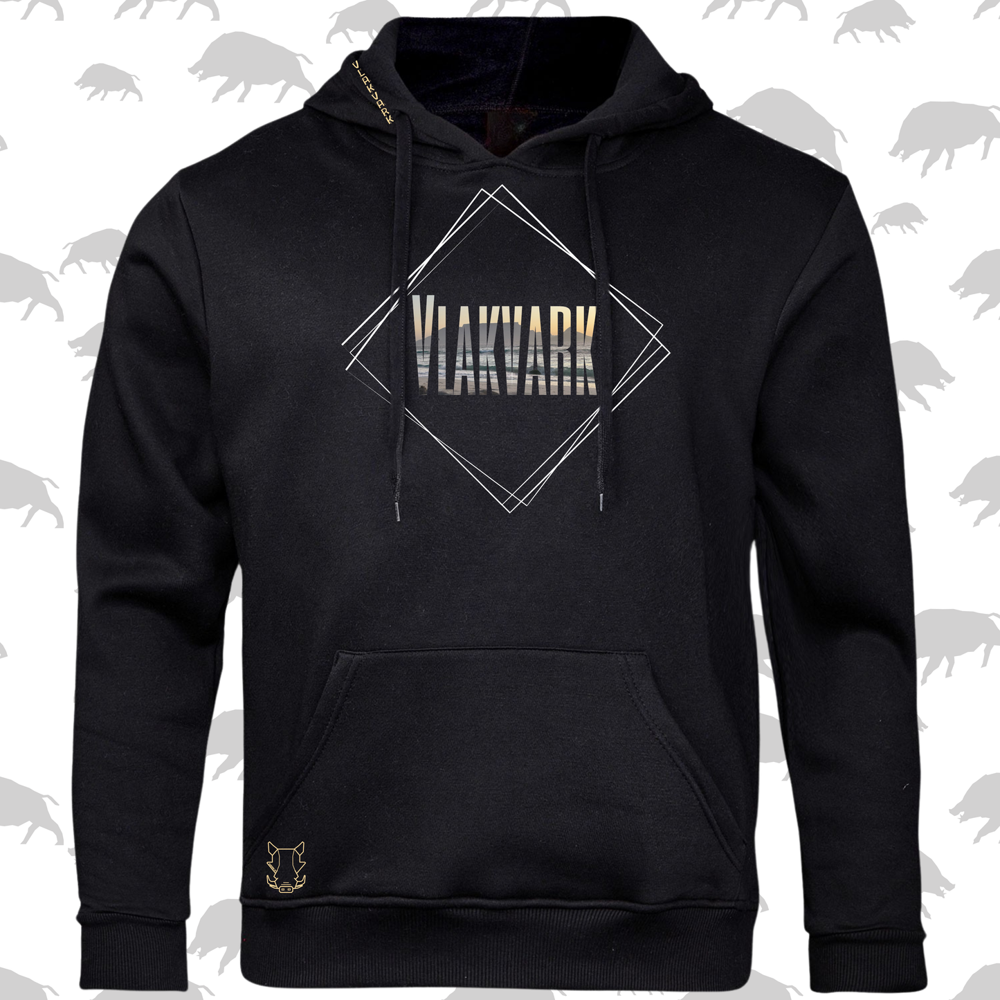 Vlakvark W Hoodie vir Mans en Dames