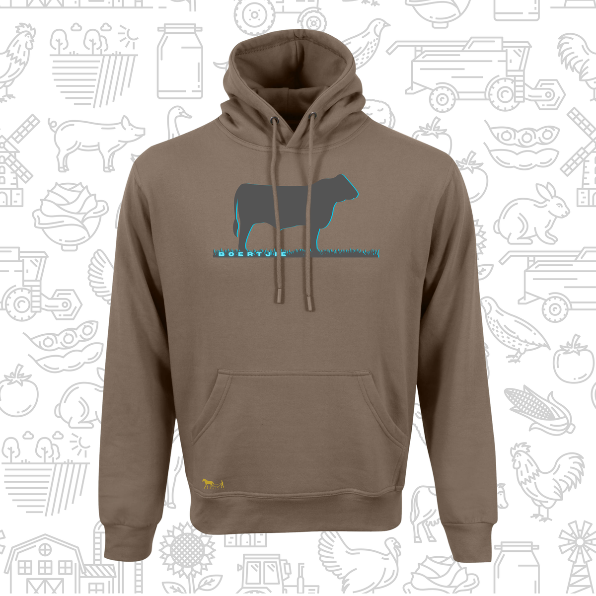 Boertjie Hoodie V Mans en Dames (M)
