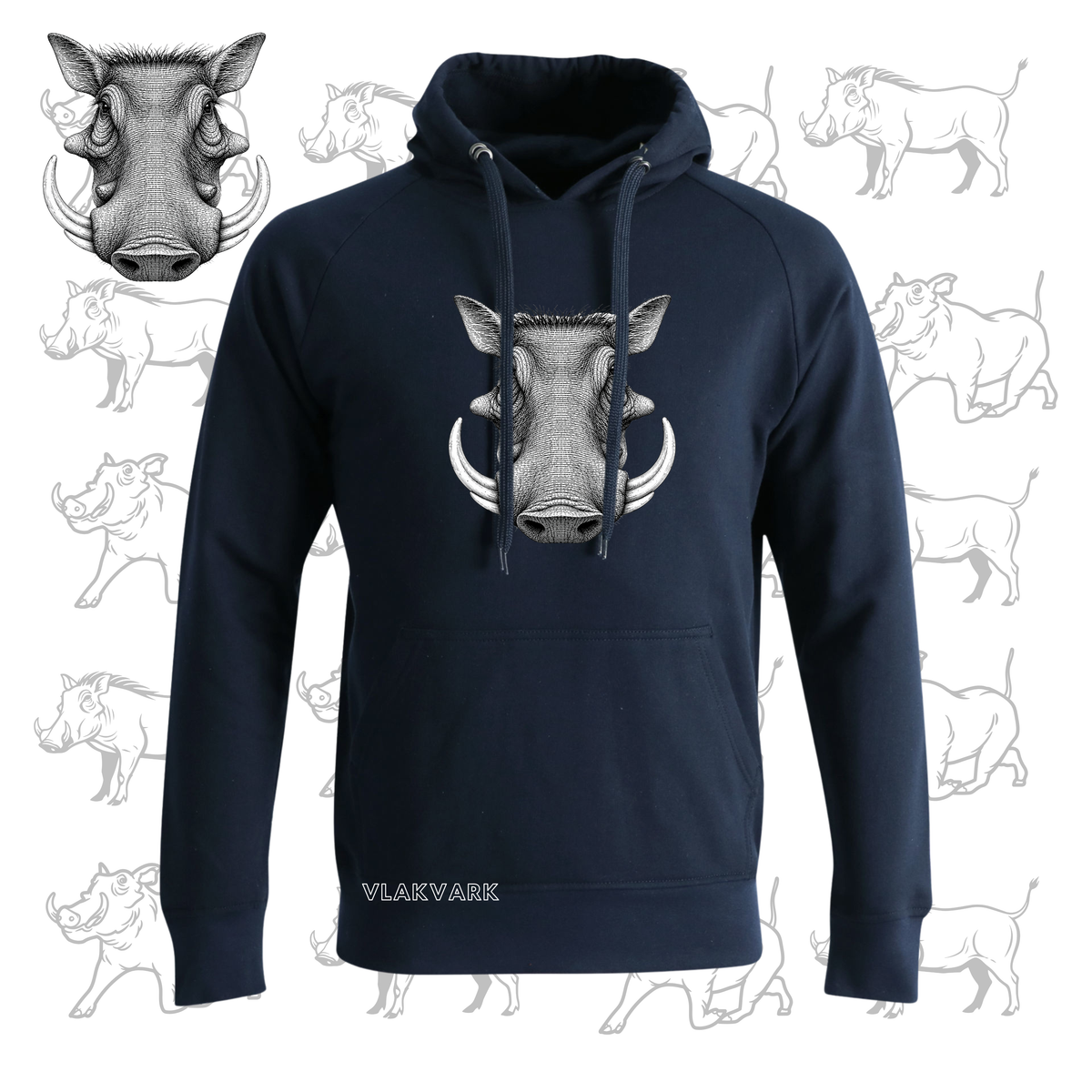 Vlakvark Mans en Dames Gladius Hoodie (m)