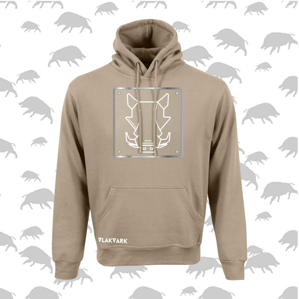 Vlakvark Hoodie V Mans en Dames (A)