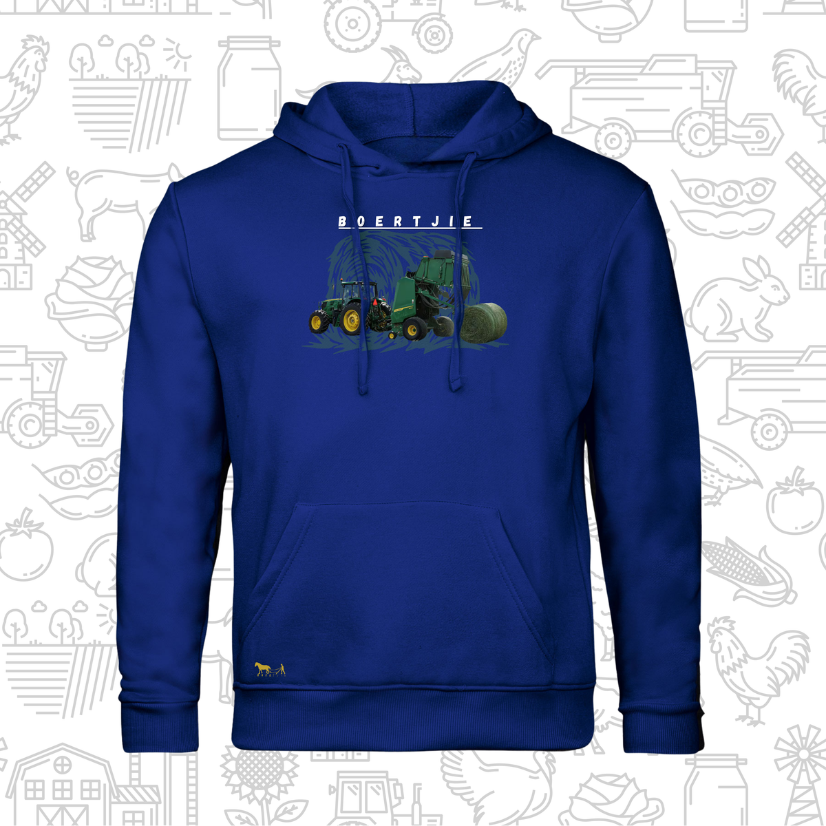 Boertjie Hoodie V Mans en Dames (M)