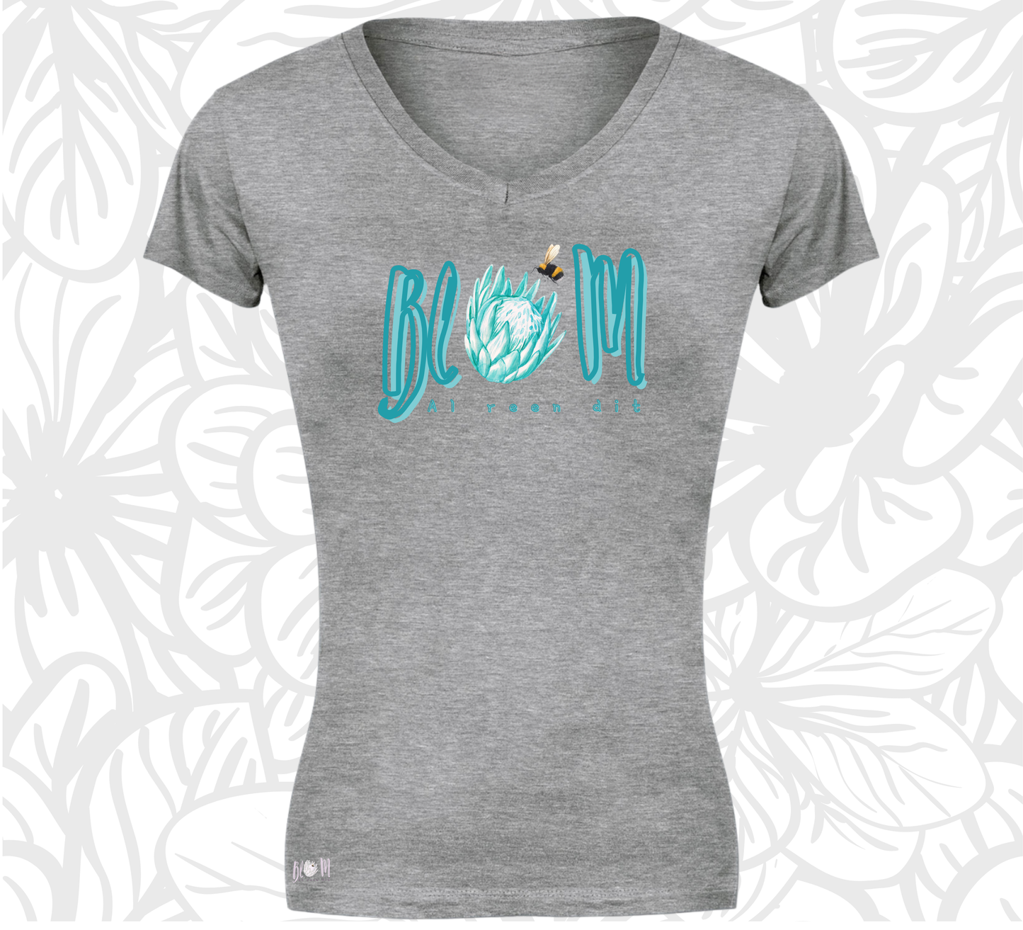 Blom T-Hemp vir Dames