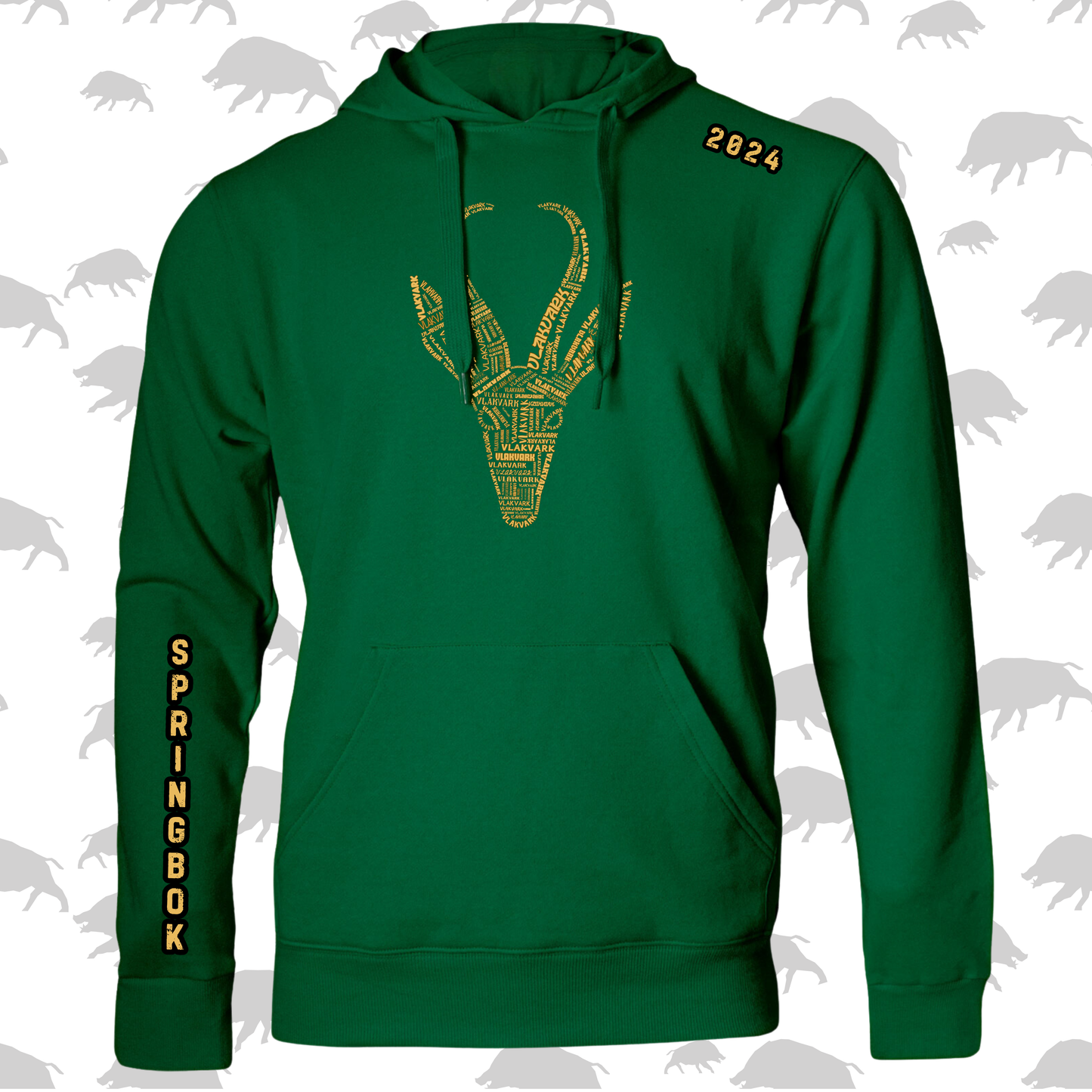 Vlakvark Springbok Rugby Hoodie