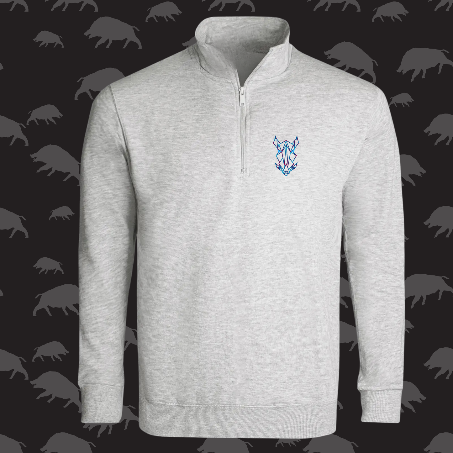Vlakvark Zip Trui vir Mans en Dames