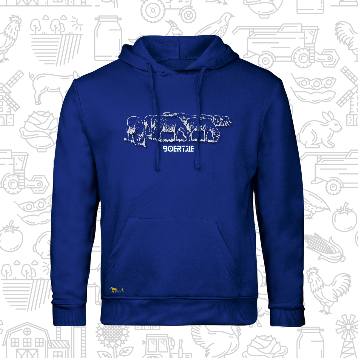 Boertjie Hoodie V Mans en Dames (M)