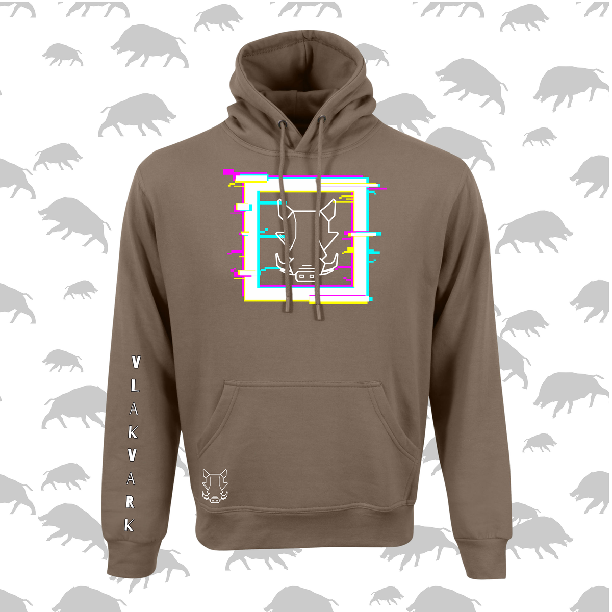 Vlakvark Hoodie V Mans en Dames (A)