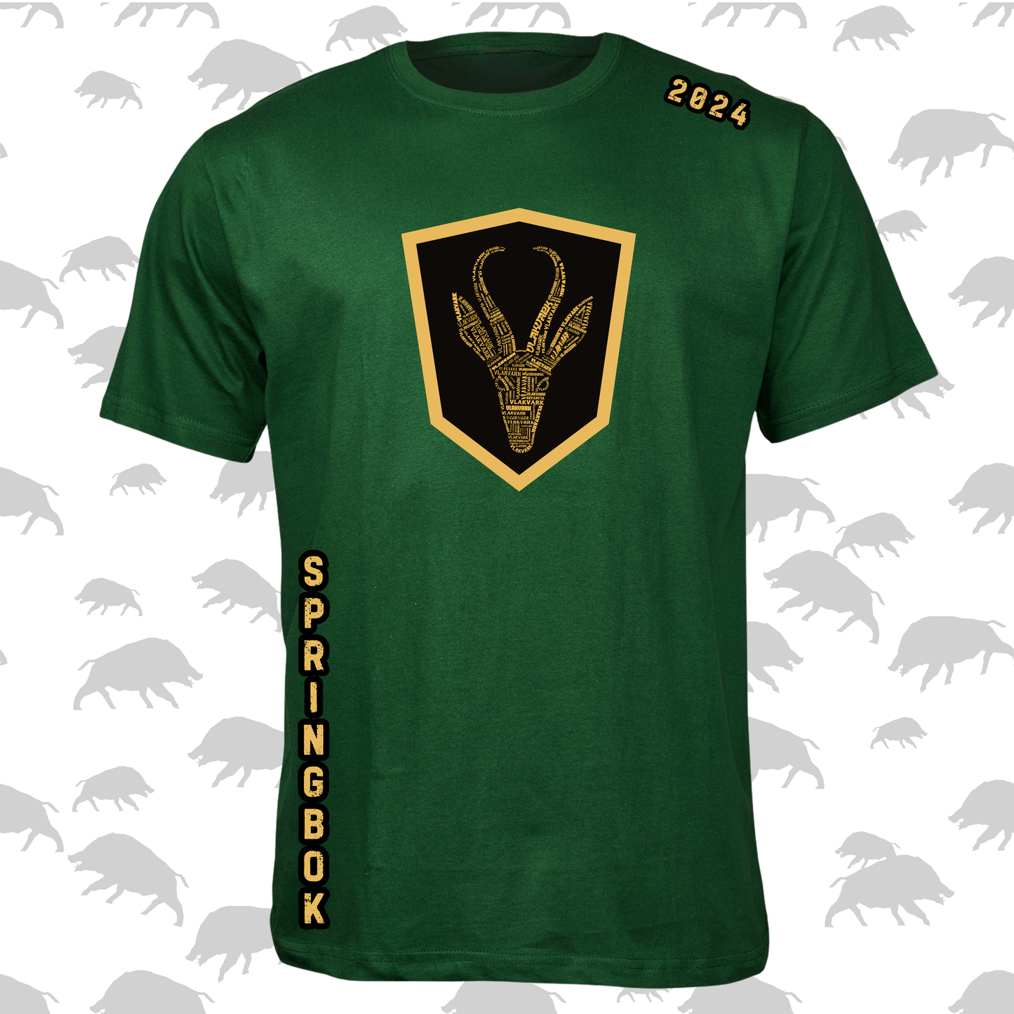 Vlakvark T-Hemp Springbok Rugby