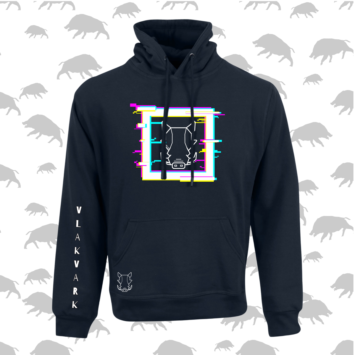 Vlakvark Hoodie V Mans en Dames (A)