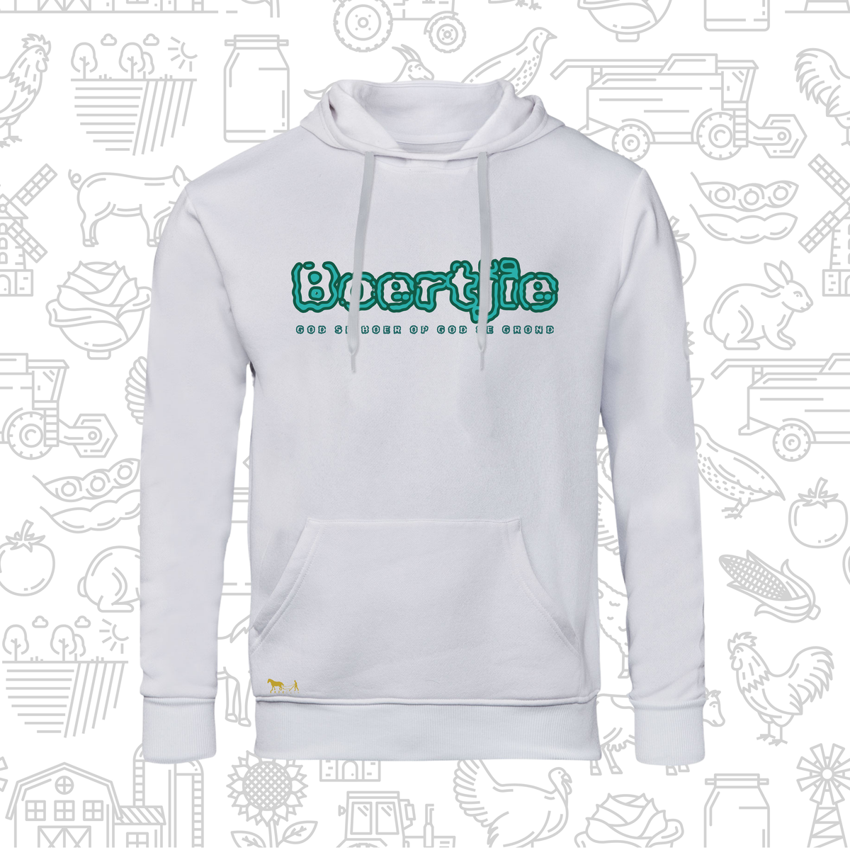Boertjie Hoodie V Mans en Dames (M)