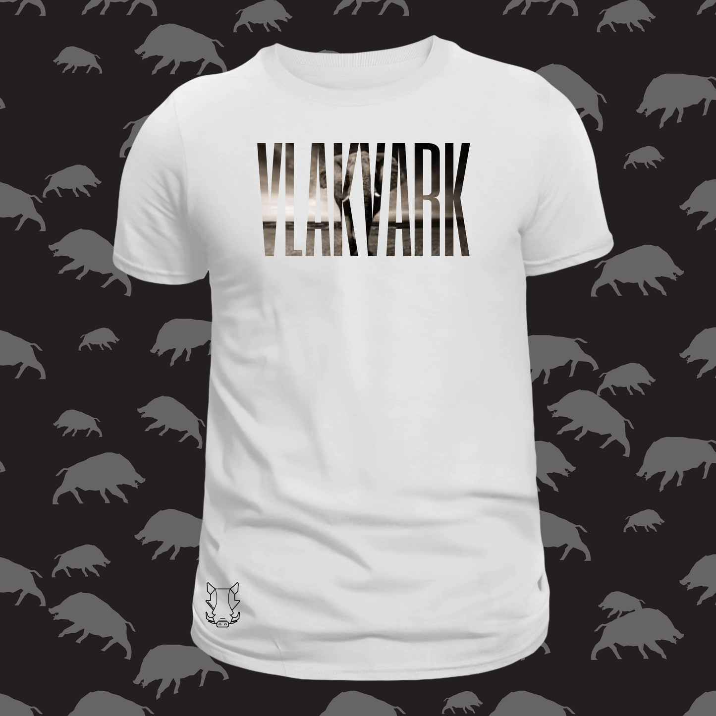 Vlakvark groot 5 T-Hemp vir Mans