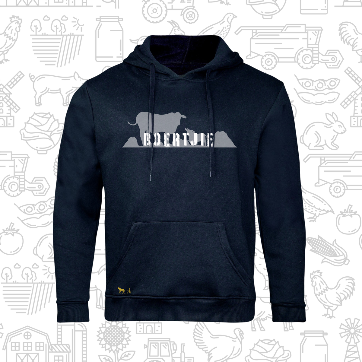 Boertjie Hoodie V Mans en Dames (M)