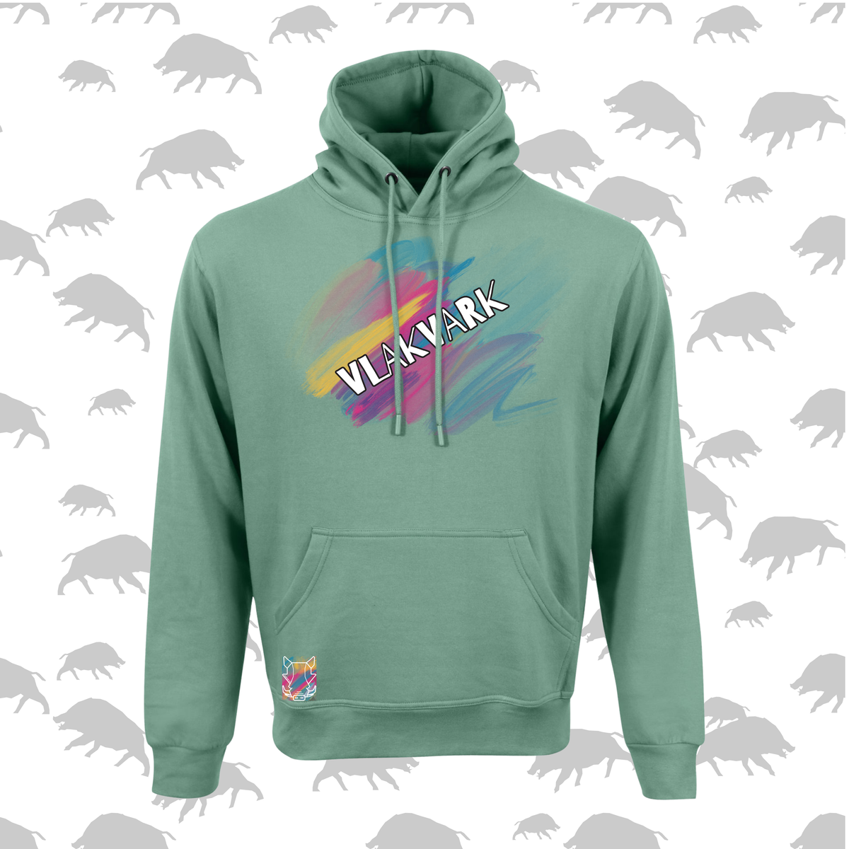 Vlakvark Hoodie V Mans en Dames (A)