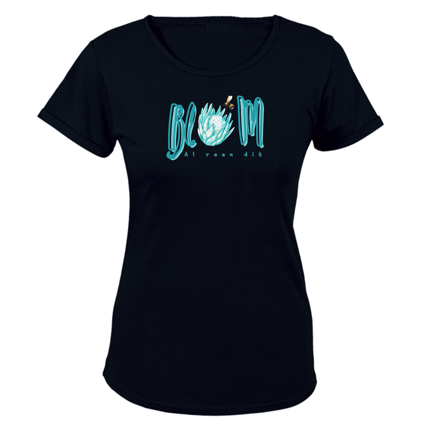 Blom Logo T-Hemp vir Dames