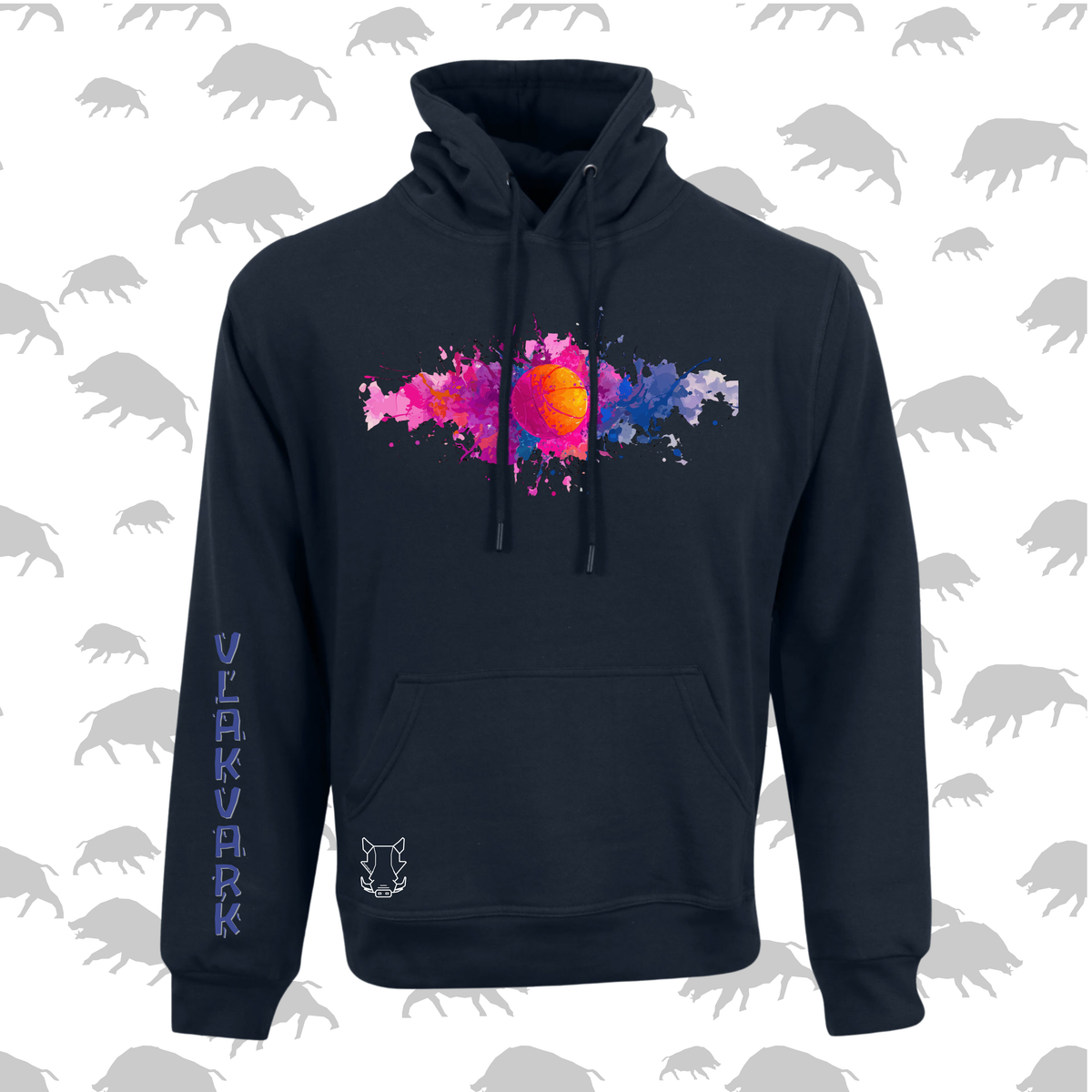 Vlakvark Hoodie V Mans en Dames