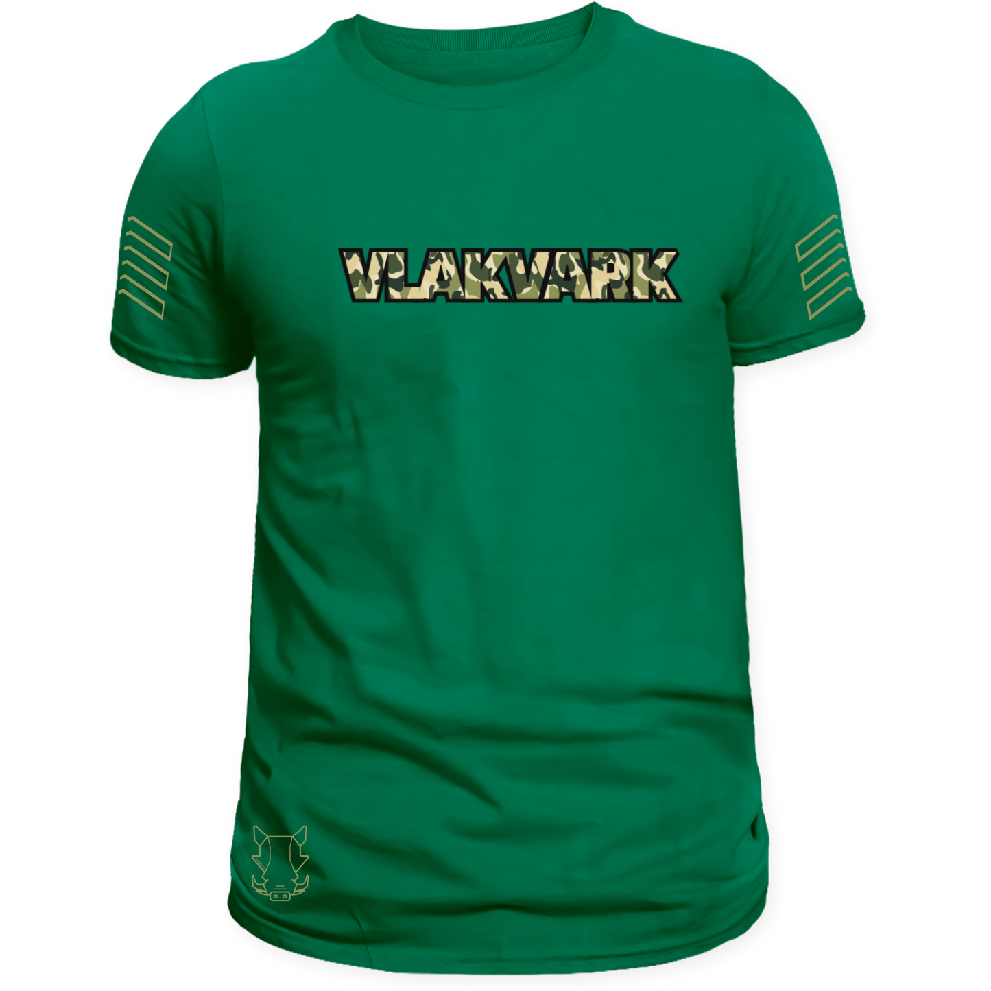 Vlakvark Camo T-Hemp vir Mans