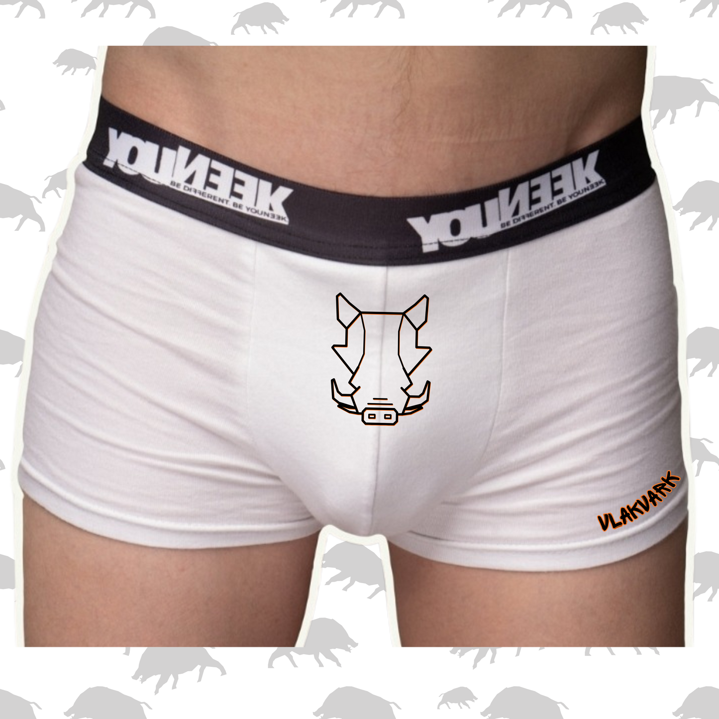 Vlakvark "Trunks" vir Mans YOUNEEK