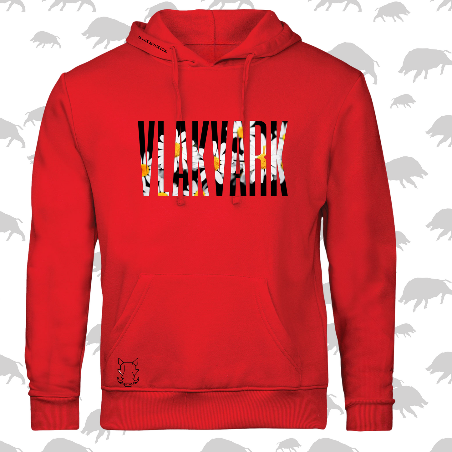 Vlakvark Hoodie daisy vir Dames