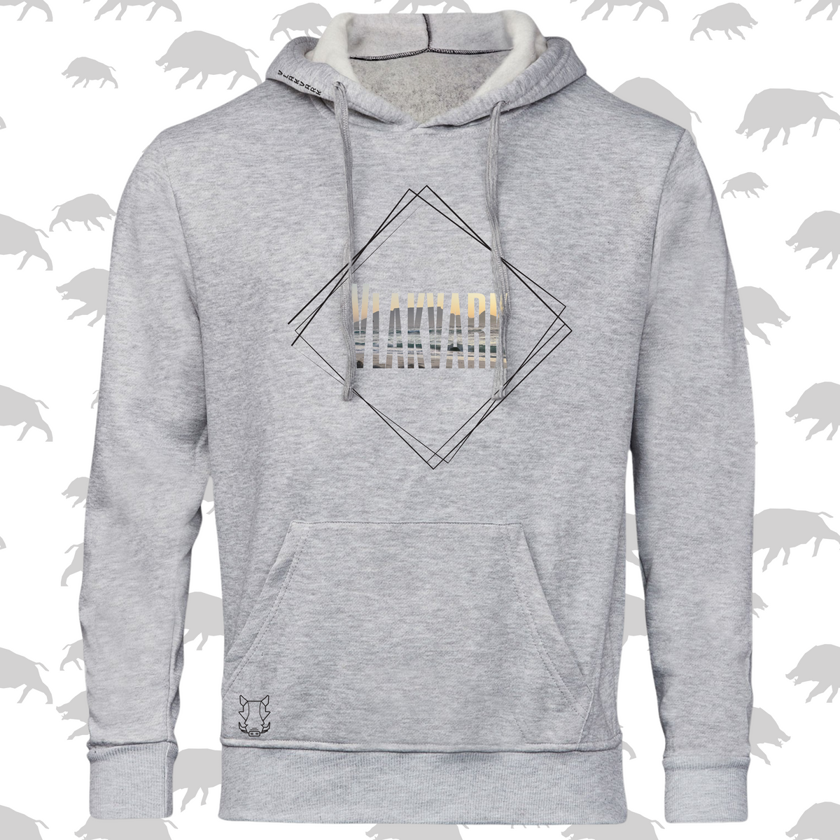 Vlakvark Hoodie vir Mans en Dames