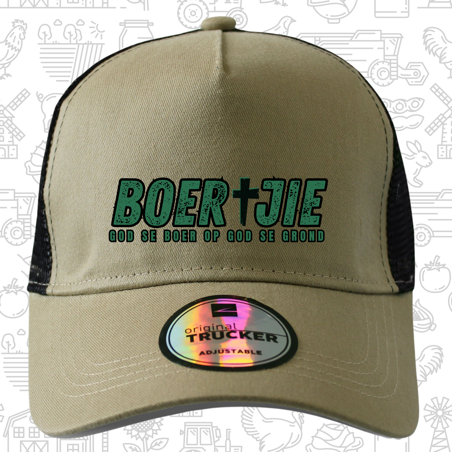 Boertjie Keps Khaki