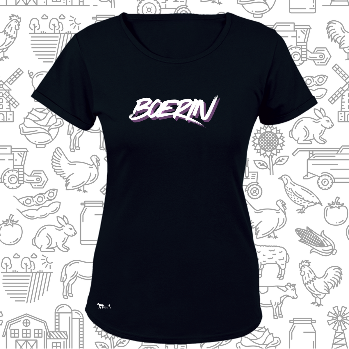 Boerin T-Hemp vir Dames