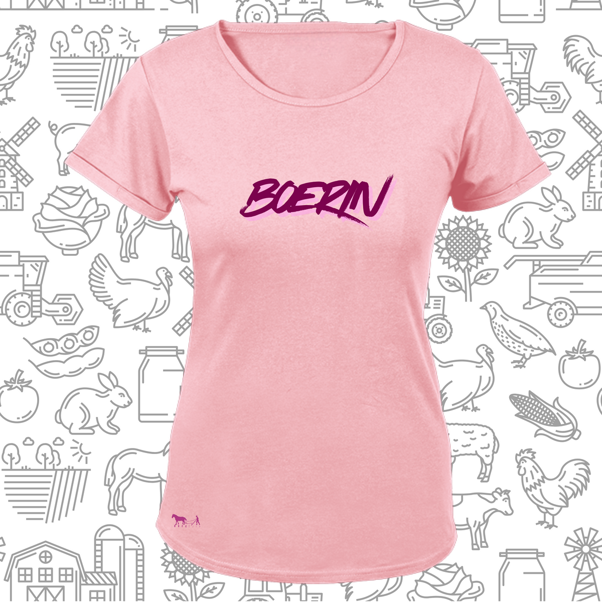Boerin T-Hemp vir Dames