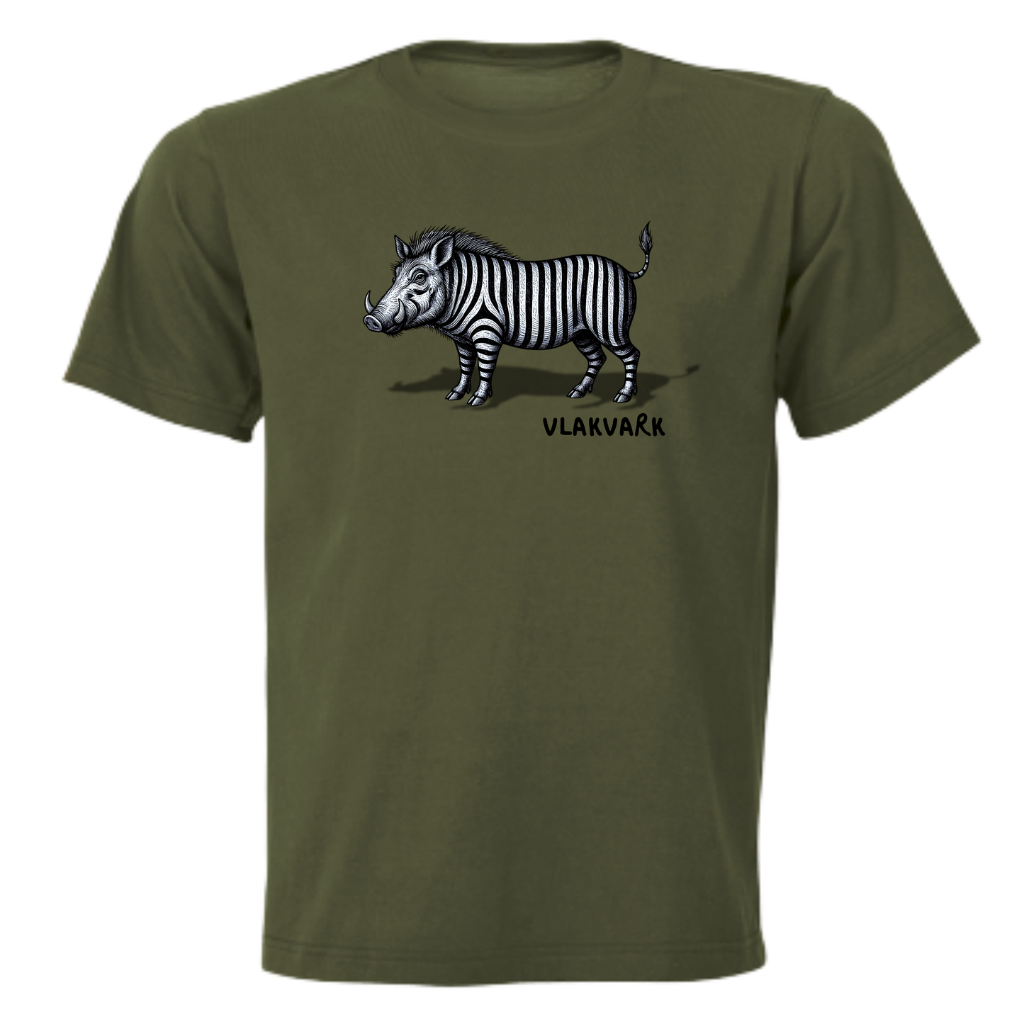 Vlakvark Stripe T-Hemp vir Mans (b)