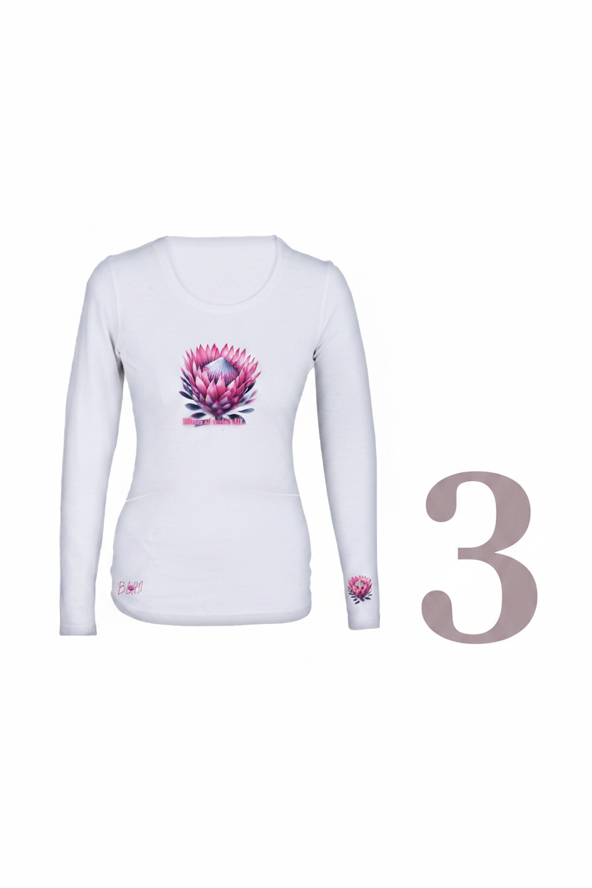 Longsleeve Protea T-Shirt for Ladies