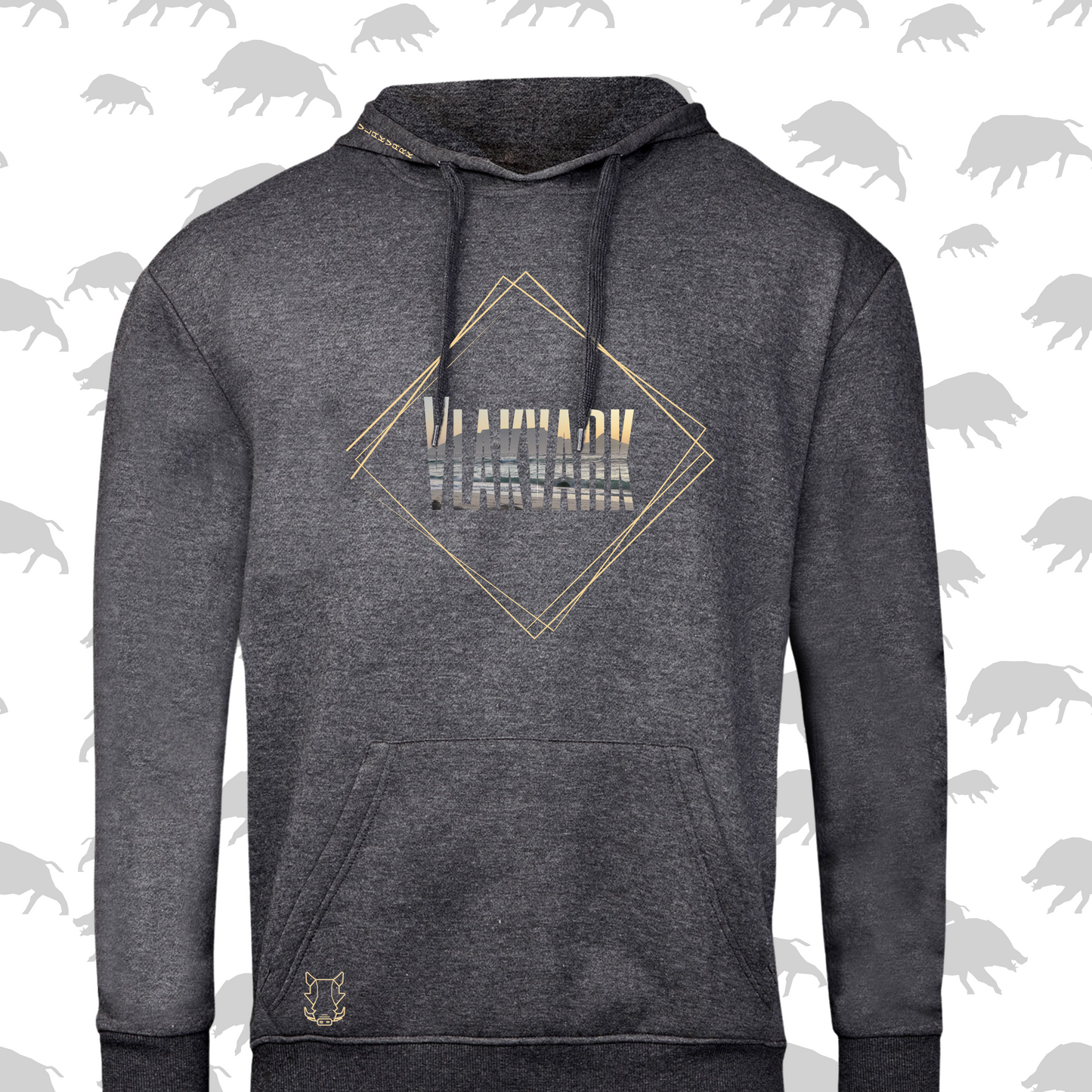 Vlakvark Hoodie vir Mans en Dames