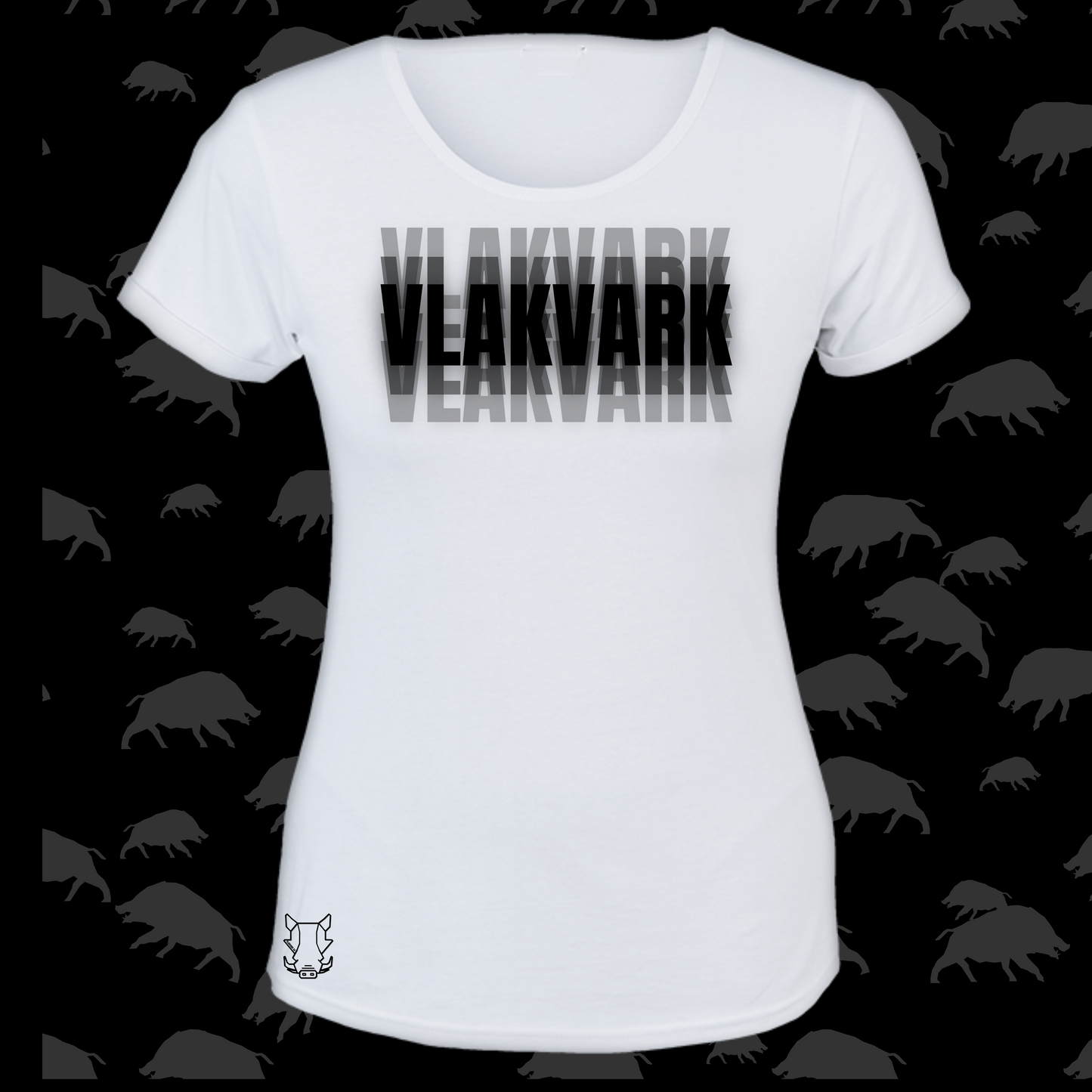 Vlakvark Fokus Moi T-Hemp vir Dames