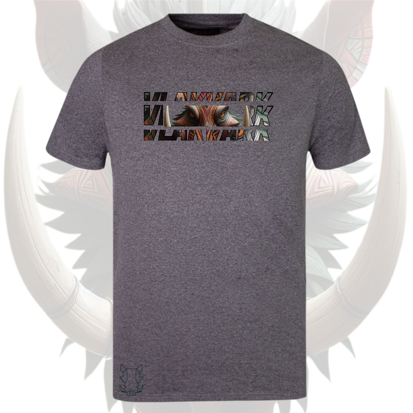 Vlakvark Tribal T-Hemp Vir Mans
