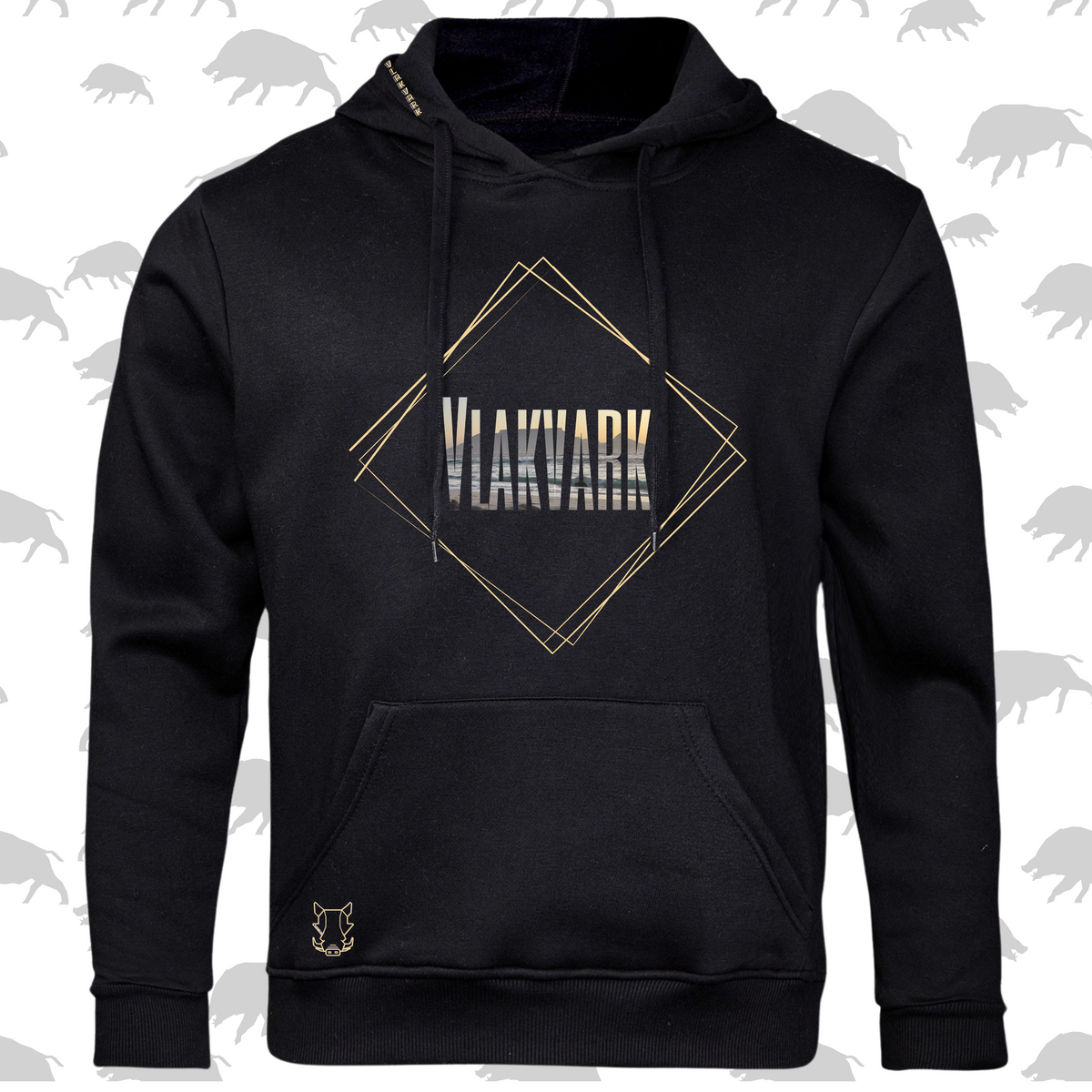 Vlakvark Hoodie vir Mans en Dames